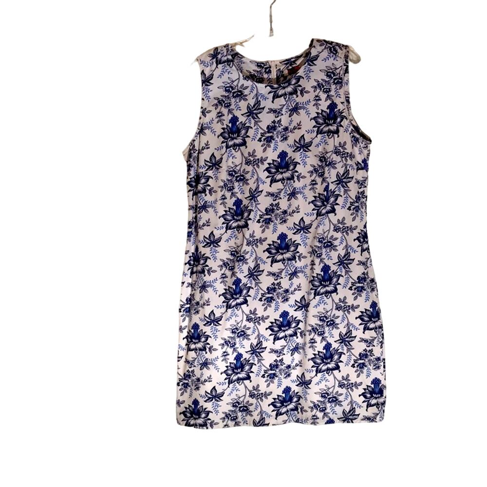 Live a Little Pure Cotton Floral Summer Dress. L
